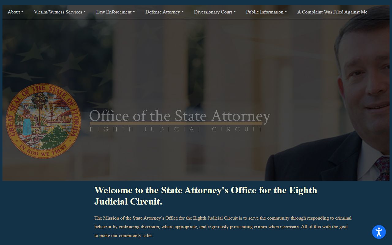 Alachua County warrant records State Attorney's Office homepage